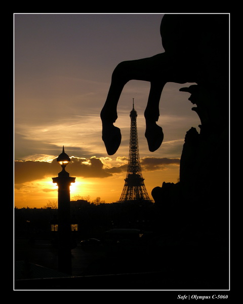 2006 - 02 - Coucher de soleil sur paris 04.JPG